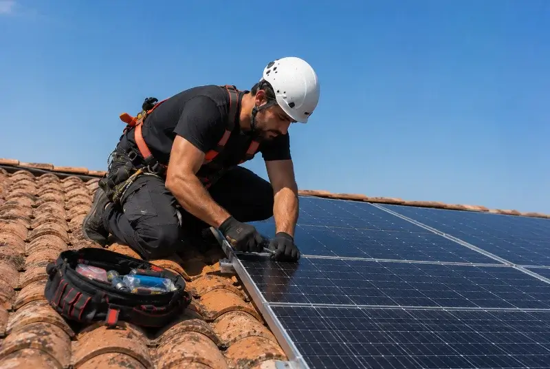 Maintenance et monitoring de panneaux solaires à Saint-Méard-de-Drône